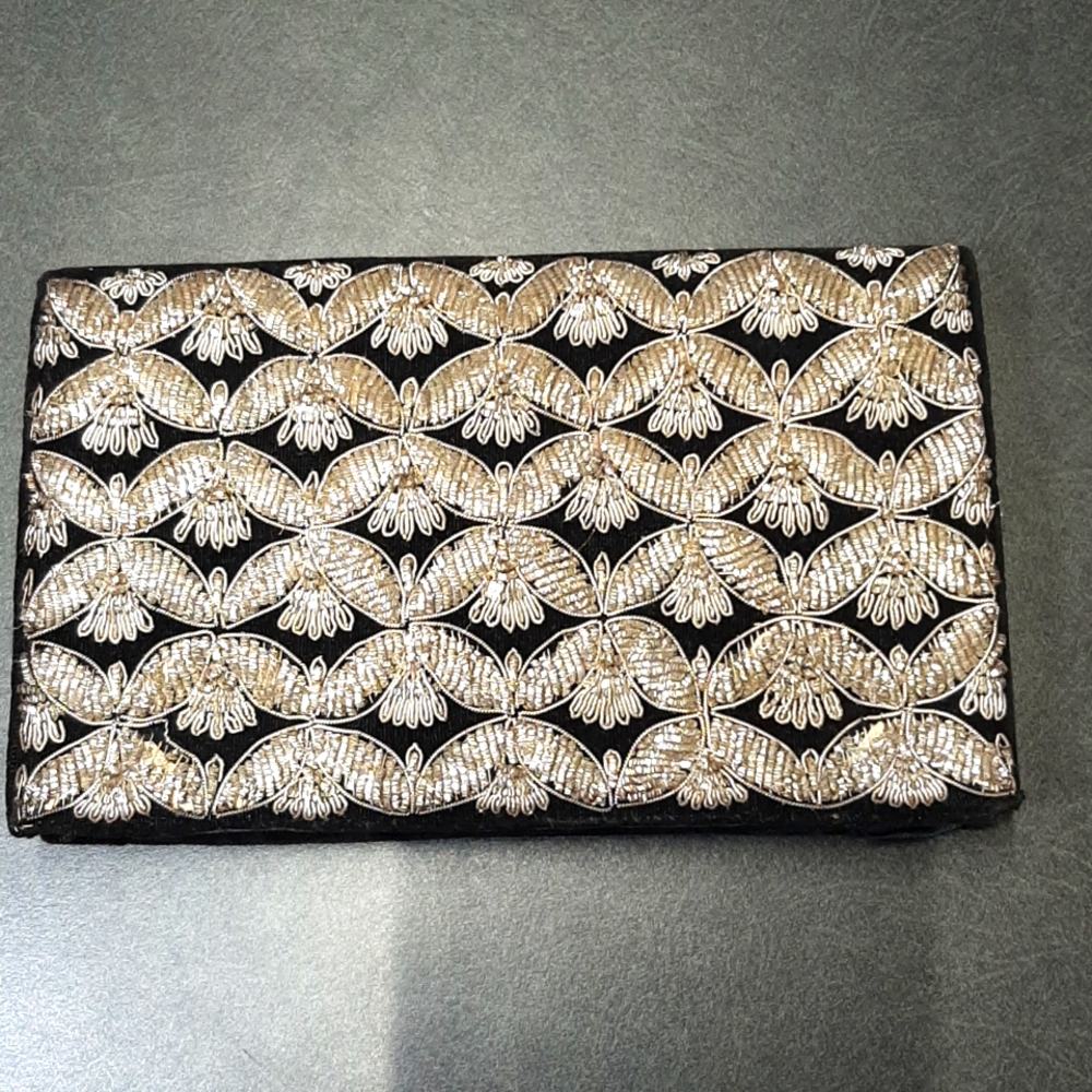 Vtg Ladies Luxury Formal Clutch Purse